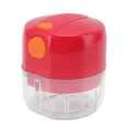 thumbnail image 5 of USB Charging Portable Garlic Chopper with Red Double Blade, 360 Degrees Cutting, 100mg Capacity - Mini Vegetable Chopper, 5 of 8