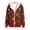 Red1, variant on Luvior Women Zip Up Hoodie Christmas Tree Print Novelty Hooded Sweatshirt Casual Coat Dark Green XXXXL