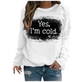 thumbnail image 2 of Sweatshirt 50% de Rabais sur le T-shirt Imprimé à Manches Longues Long Col Rond Casual Tops Sweatshirt, 2 of 5