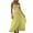 Yellow, variant on Women's V Neck Sleeveless Maxi Dress - Solid Color, Chiffon, Casual, Spring/Autumn