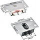 thumbnail image 2 of Ruedas para muebles con ruedas para un funcionamiento suave y reducción de ruido, polea duradera para puertas corredizas con rueda simple de acero inoxidable y nailon para armarios, guardarropas y, 2 of 5