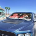 thumbnail image 2 of KUIFORTI Car Windshield Sun Shade Foldable 2 Piece Car Front Window Sunshade Cute Dog Sun Protection Prevents 97% Harmful UV Rays, 2 of 5