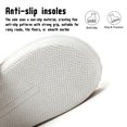 thumbnail image 3 of BERANMEY Women Plush House Slippers Soft Warm Cozy Slippers for Womens Mnes Striped Slide House Slippers Anti-Slip Thick Sole Winter Indoor Bedroom Home Shoes, 3 of 9