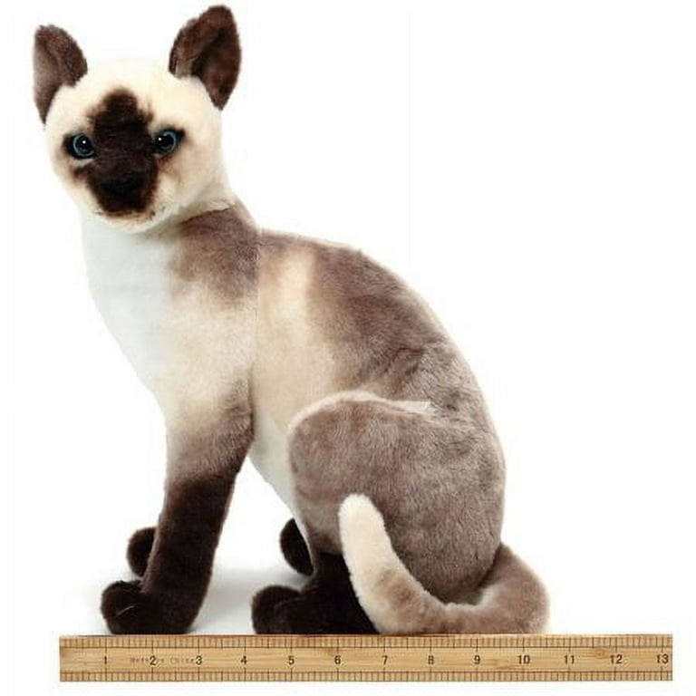 Stefan The Siamese Cat 14 Inch Stuffed Animal Plush by Tiger