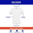 thumbnail image 2 of Gildan Men's Crew T-Shirts, Multipack, Style G1100, Navy/Charcoal/Cardinal Red (5-pack), Small, 2 of 6