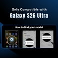 thumbnail image 2 of Entronix Magnetic Case for Galaxy S26 Ultra, Frosted Matte Back Shock-Absorbent Protective Cover, Navy Blue, 2 of 5