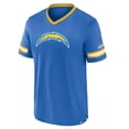 thumbnail image 2 of Men's Fanatics Powder Blue Los Angeles Chargers Stripe Stacking T-Shirt, 2 of 3