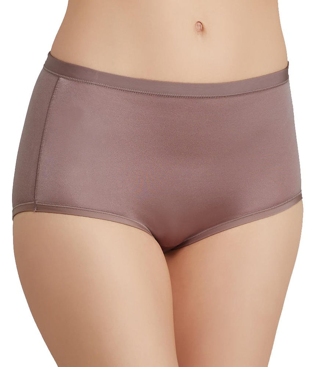 Vanity Fair Vanity Fair Body Caress Women`s Brief Panty, 8, Walnut