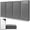Extra Large 4Pcs Grey, variant on Acoustic Dampers 24Packs with Adhesive 12x12x1 Inch Sound Absorbing Panels