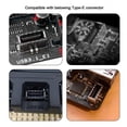 thumbnail image 5 of Chenyang CY 3pcs USB 3.1 Front Panel Header Female Type-E to Male Type-A Type-C USB-C Motherboard Extension Data Angled Adapter Enclosure, 5 of 6