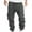 Dark Gray, variant on Mlzmgr Joggers for Men Drawstring Slim Fitted Sports Pants Running Workout Casual Trousers S-2XL