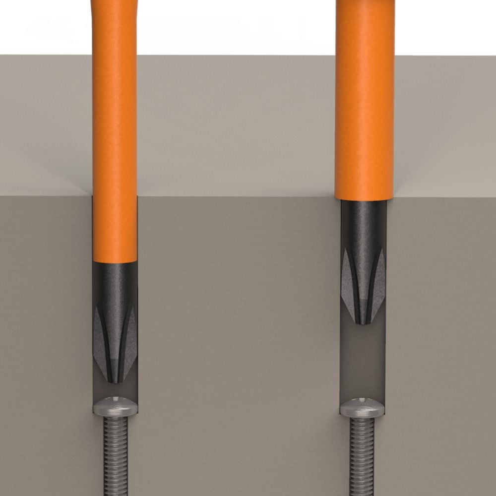 Klein Tools 33734INS 1000V Slim Tip Insulated Screwdriver Set (4-Piece)