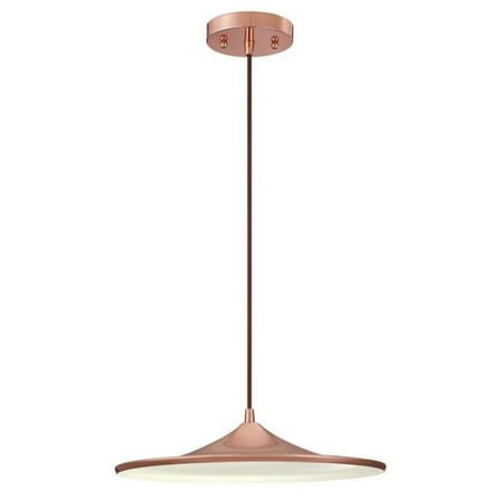 Solid Copper Designer Pendant - Westinghouse One-Light LED Indoor Pendant, Copper Finish