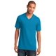thumbnail image 1 of Camiseta con cuello de pico de algod?n Core de Port & Company?. PC54V Azul Ne?n 2XL Puerto & Compa??a PC54V, 1 of 1