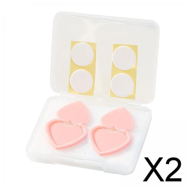 Cubierta de botón en forma de corazón perfecl para pintura de diamante paquete de 2 piezas
