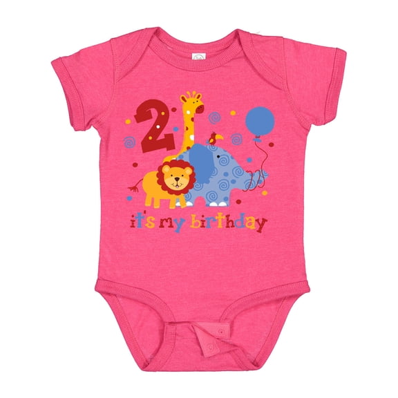 Inktastic Safari 2nd Birthday Boys or Girls Baby Bodysuit