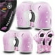 thumbnail image 1 of SKATEWIZ Rodilleras y Coderas para Niños 5-8 - Impacto Talla XS Rosa Blanco - Rodilleras para Niños - Muñequeras para Patinaje Scooter Patines Monopatín - para Niños y Niñas, 1 of 1