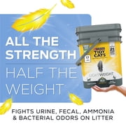 Purina Tidy Cats 4-In-1 Strength LightWeight Cat Litter, Floral Scent, 17 lb Pail
