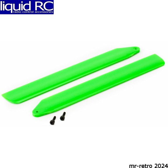 Blade Helis 3716GR Hi-Performance Main Rotor Blade Set Green: 130 X