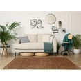thumbnail image 3 of Evolution Damask 5 ft. x 7 ft. 6 in. Area Rug, Brown, 3 of 6
