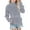 Dark Gray, variant on Teen Girls Fleece Pullover Sweatshirts with Pockets Long Sleeve Plain Crew Neck Jumper Sweater Tops Kids Warm Clothes