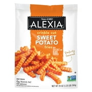 Alexia Crinkle Cut Sweet Potato Fries with Sea Salt and Black Pepper, 20 oz (Frozen)
