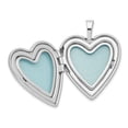 thumbnail image 5 of FJC Finejewelers Sterling Silver 20mm D/c Heart Locket Necklace, 5 of 5