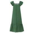 thumbnail image 3 of Dresses for Women Plus Size Summer Casual Maxi Dress Sleeveless Polka Dot Long Dress Ladies Evening Party Beach Dresses S-5XL, 3 of 5
