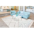 thumbnail image 2 of Contemporary Milla Collection Area Rug in Ivory Color and Rectangle, Runner Shape, 2 of 8