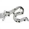 thumbnail image 1 of Notes de Musique Abstraites Piano Jazz Art Mural, 1 of 9