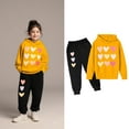 thumbnail image 4 of Kids Girls Boys Sweatsuit Set,2 Piece Long Sleeve Yellow Tracksuit Pullover Hoodie and Jogger Pants Warm Fall Winter Clothes Toddler Boy Clothes 4-5 Years Cute&nbsp;Boys Girls&nbsp;Clothing, 4 of 6