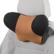 thumbnail image 1 of Almohada para reposacabezas de automóvil Unique Bargains Almohada ergonómica para cuello Poliéster, Espuma de Memoria Ajustable Marrón, Negro 1 Pc, 1 of 1