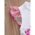 thumbnail image 6 of HWJAD Baby Girls Boys Rompers Short Sleeve Cotton Toddler Giraffe Zebra Jumpsuit Summer Baby Clothes One-Piece Outfit, 6 of 10