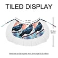 thumbnail image 5 of Crow Chic Chiffon Beach Dress & Skirt Set for Women - for Summer Days at the Beach, 5 of 6