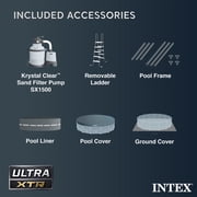 INTEX Ultra XTR 16ft x 48in Above Ground Swimming Pool Set w/ Filter Pump