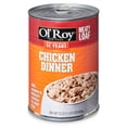 thumbnail image 2 of Ol' Roy Meaty Loaf Wet Dog Food, Chicken Dinner, 22 oz, 2 of 9