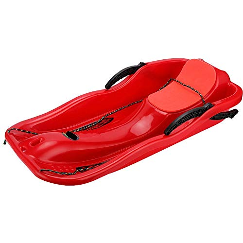 Outdoor Heavy Duty Snow SledDownhill Toboggan Snow SledFlexible