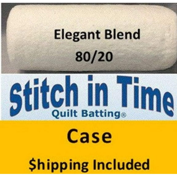 EB60C Elegant Blend 80/20 Batting (Case), Throw (10), 60 in x 60 in) shipping included*
