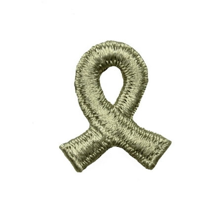 Cream Spinal Cord Injury Awareness Ribbon Patch Support Health Sew On