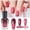 J, variant on Color Changing Nail Polish, 7ml - Thermal Reactive Nail Lacquer - Mood Color Shift with Temperature - Fun & Magical Effect