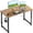 Rustic Brown, variant on 63 Inches Small Computer Desk, Work Study Table for Home Office, Kids Student Writing Desk with Headphone Hooks, Grey