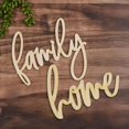 thumbnail image 6 of 12pc Unfinished Wooden "Family" and "Home" Word Cutout Set - for DIY - Factory Direct Craft, 6 of 6