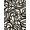 Black, Pattern 4, variant on ODIKA 2'x3' Machine Washable Non-Slip Area Rug, Minimalist Abstract Waves with Touches High Traffic Rug, Black, 569212