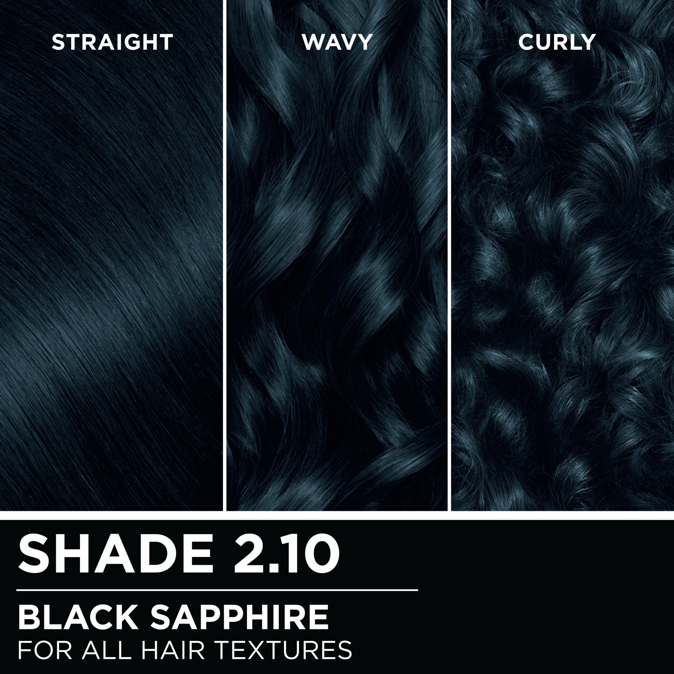 Garnier Olia Oil Powered Permanent Hair Color, 2.10 Black Sapphire
