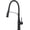 Black, variant on Swivel Kitchen Faucet with Pull Down Sprayer Stretchable Spring Deck Mounted Kitchen Sink Faucet High Arc Single Handle Kitchen Tap
