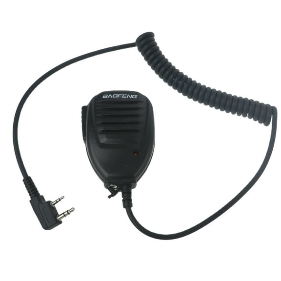ZUARFY Waterproof 2 Pin Speaker Mic For Baofeng UV-5R UV-5R  plus BF-888S Walkie Talkie