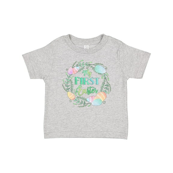 Inktastic My First Easter Pastel Colored Wreath Boys or Girls Baby T-Shirt