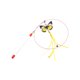thumbnail image 2 of Juguete retráctil para gatos con forma de varita, mariposas y libélulas. Varita interactiva con plumas para gatos de interior. Caña de pescar duradera para gatos, juguete de plástico para jugar, hacer, 2 of 6