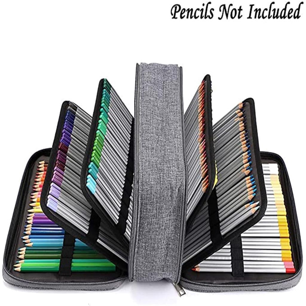 Giaone 300 Slots Coloured Pencils Storage Bag Large Capacity Pencil Case with Handle