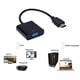 thumbnail image 3 of Cableader HDMI a VGA 1080P, HDMI macho a VGA hembra con audio para computadora portátil, PC, computadora de escritorio, TVbox, Xbox, PS3, PS4, etc. - Negro, 3 of 5
